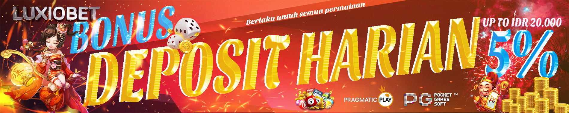 Bonus Deposit Harian 5%